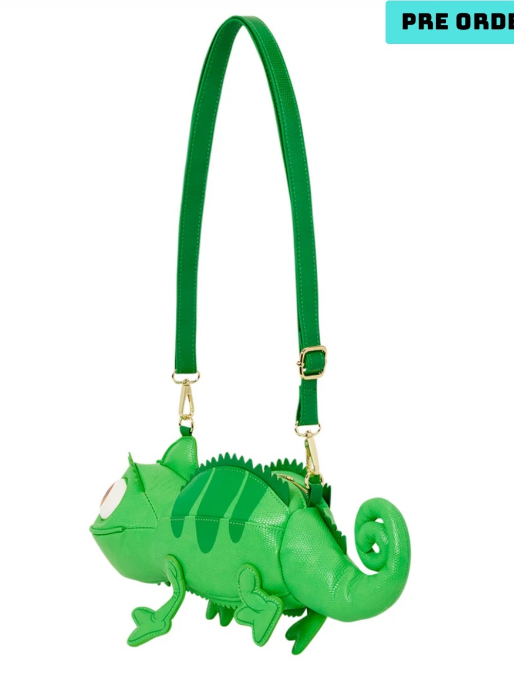 LOUNGEFLY DISNEY TANGLED PASCAL FIGURAL CROSSBODY BAG - Picture 5 of 7